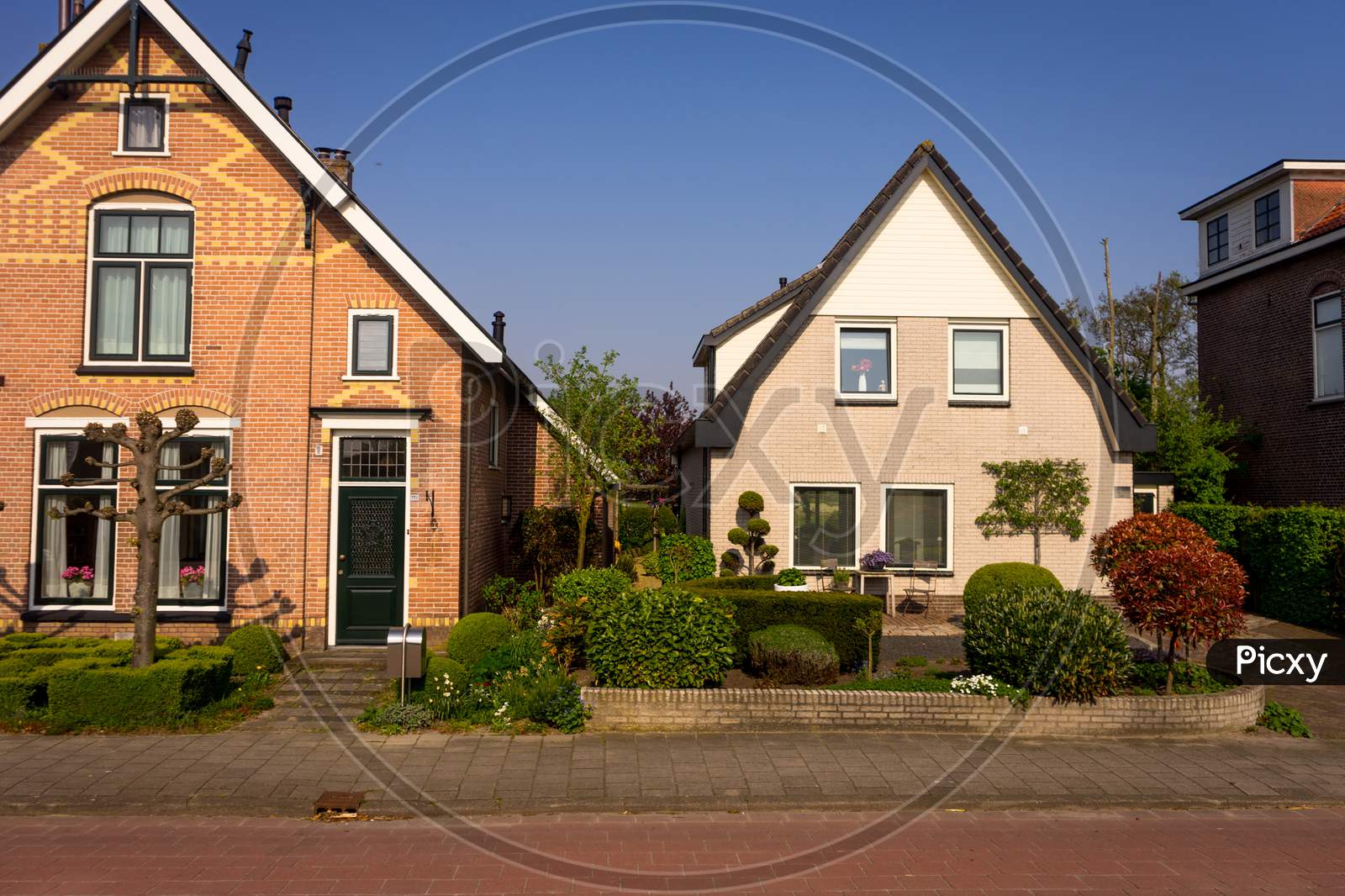 Leiden, Netherlands - 22 April 2018:  A Guest House On The Outskirts Of Leiden