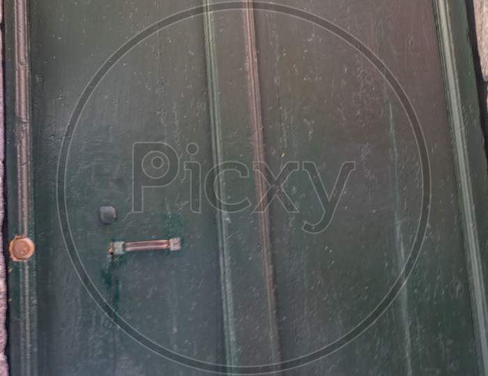 Italy, Cinque Terre, Vernazza, A Close Up Of A Door