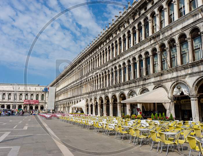 Venice, Italy - 01 July 2018: Piazza San Marco In Venice, Italy