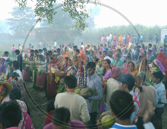 Popular festival in Bihar Uttar Pradesh chhathpuja