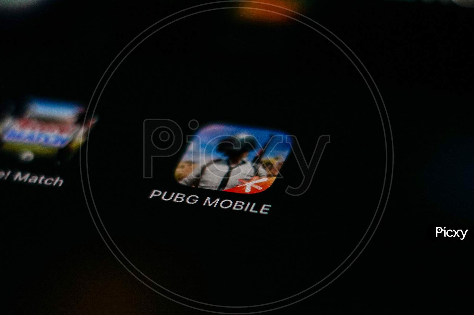 Banned PUBG or Playerunknown's Battlegrounds Game Logo on Smartphone Screen