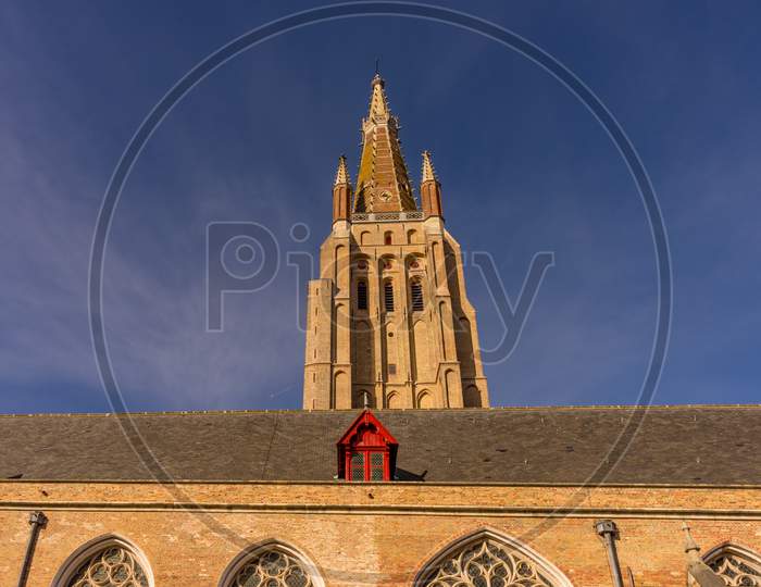 Europe, Belgium, Bruges, Church Of Our Lady,