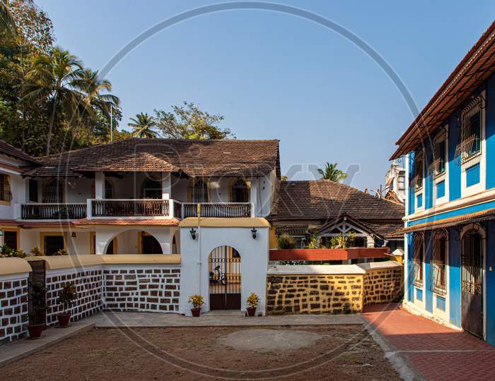 Fontainhas or the old Latin Quarters in Panjim, Goa