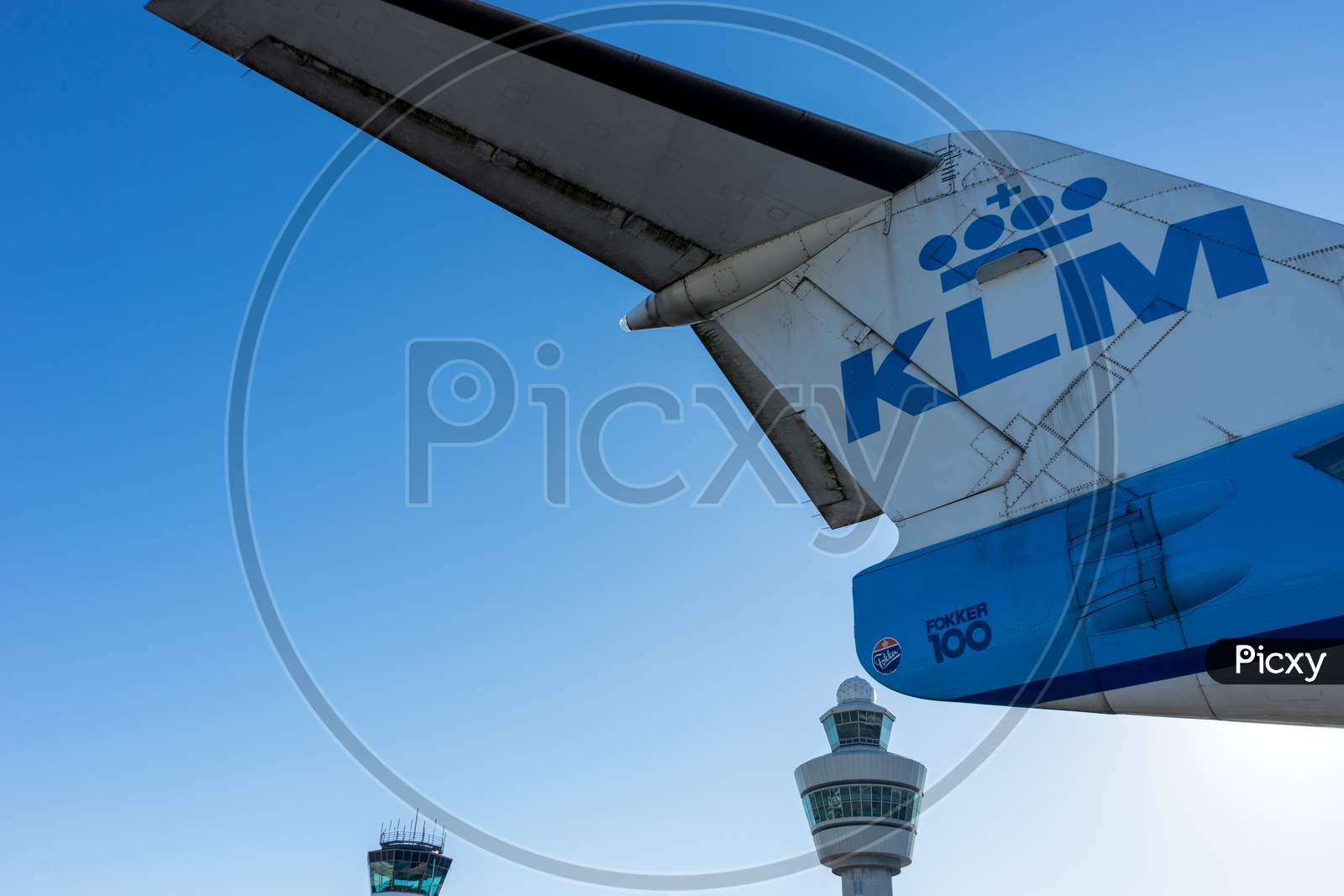 Netherlands, Amsterdam, Schiphol - 06 May, 2018: Klm Cityhopper, Air France, Schiphol Is One Of The Busiest Airport In Europe.