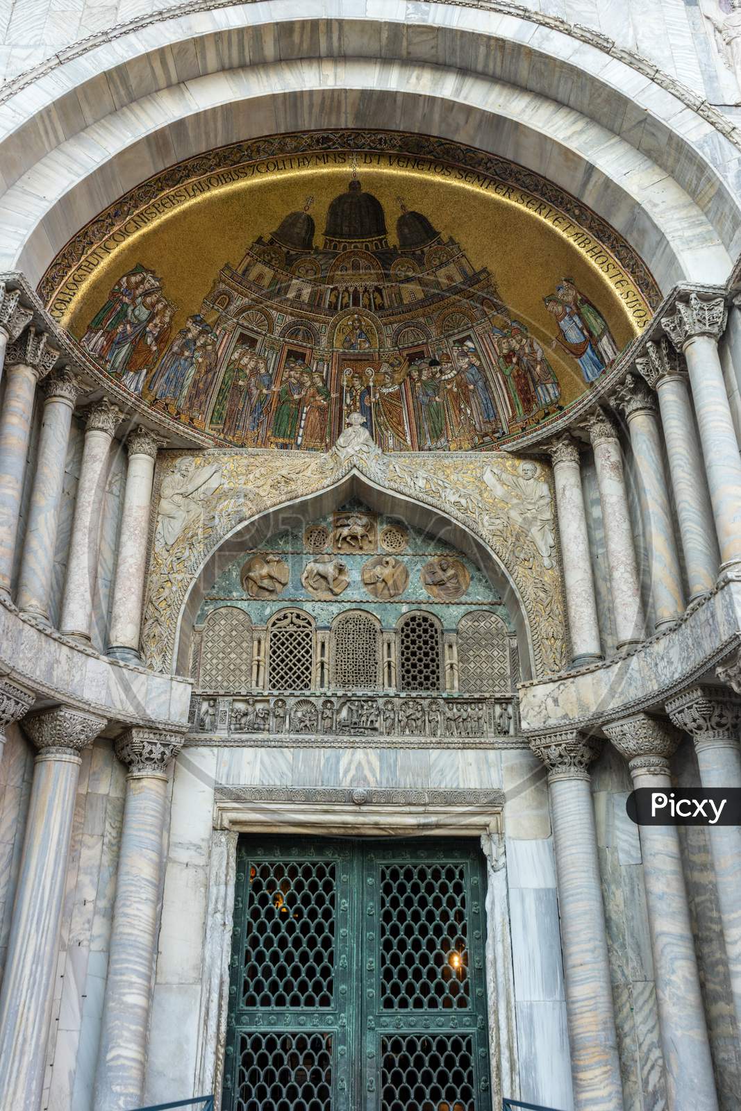 Italy, Venice, St Mark'S Basilica, Low Angle View Of A Building