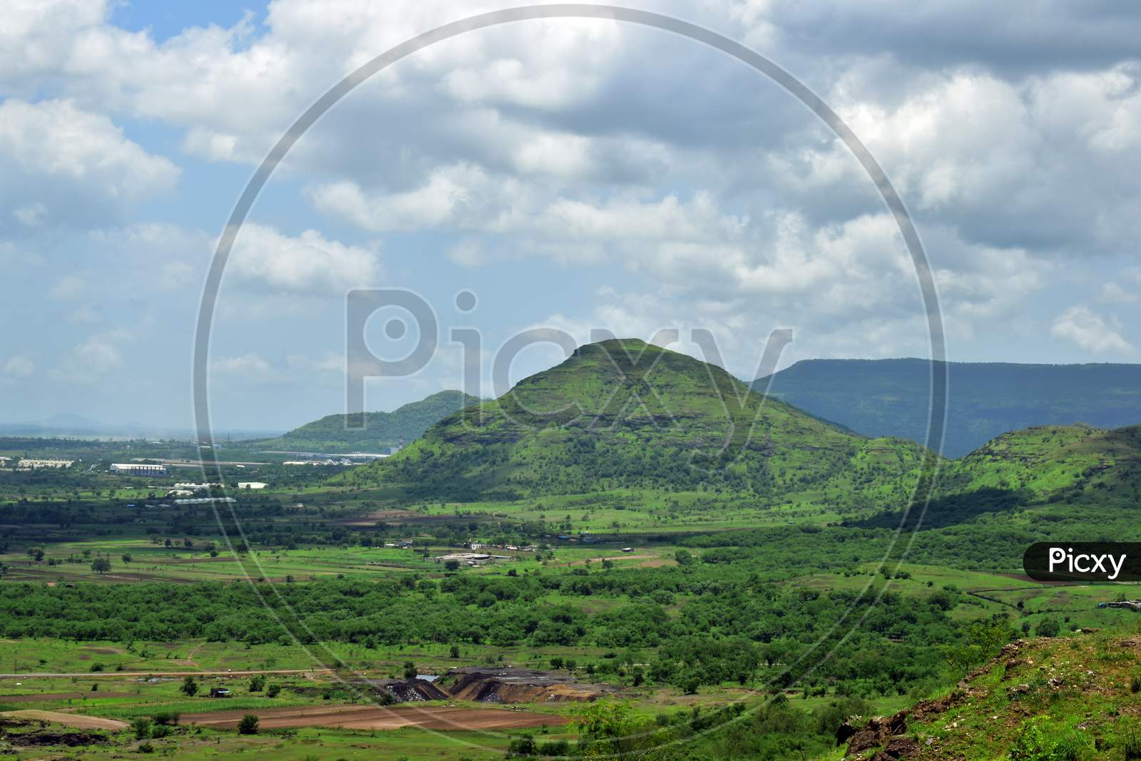 The beautiful mountain landscape in Maharashtra India
