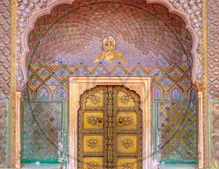 Door at city Palace Jaipur