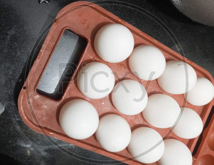 Eggs on Tray
