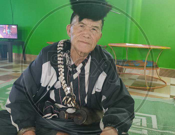 Photo of Arunachal Pradesh's famous priest