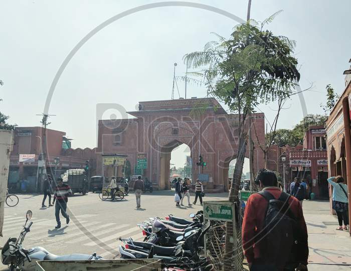 Ajmeri Gate Jaipur, Pink City,