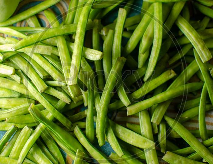 Fresh Indian Green Cluster Beans