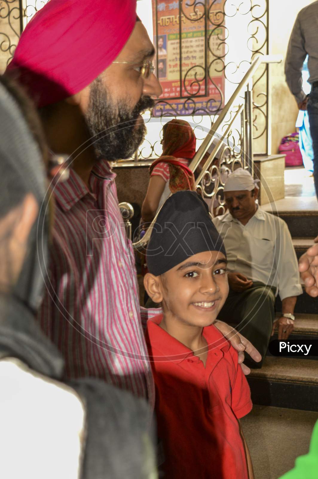 A Sikh Indian Boy, Who Is Famous Actor With Family.