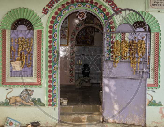 A Temple Of Lord Shiva At Village Bhad, Madhya Pradesh India.