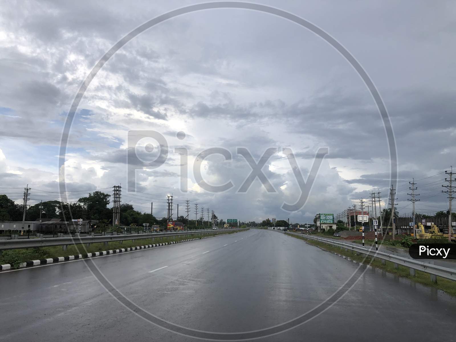 Cloud sky road photo