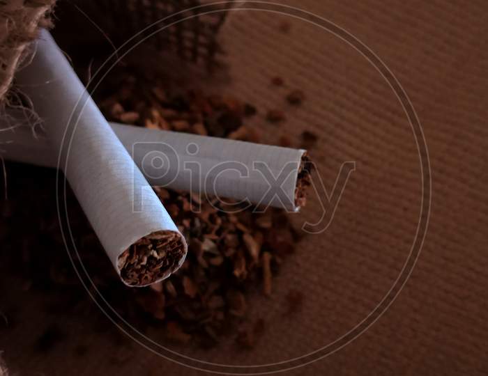 Indian Natural Cigarette Presentation For Promoting Activity.