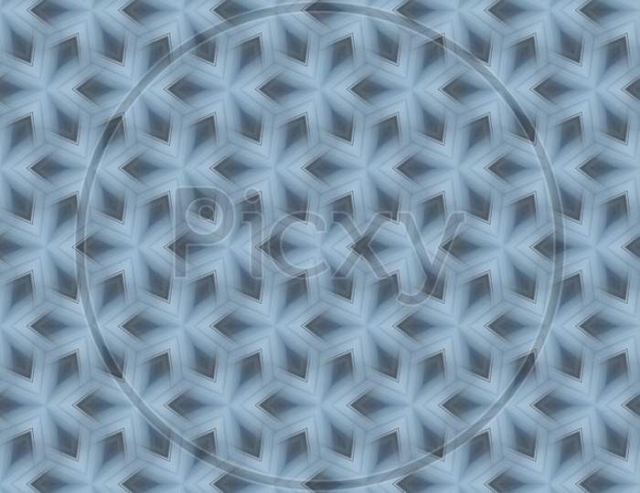 Seamless Texture Abstract Tile Blue Flower