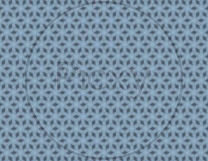 Seamless Texture Abstract Tile Blue Circular Pattern