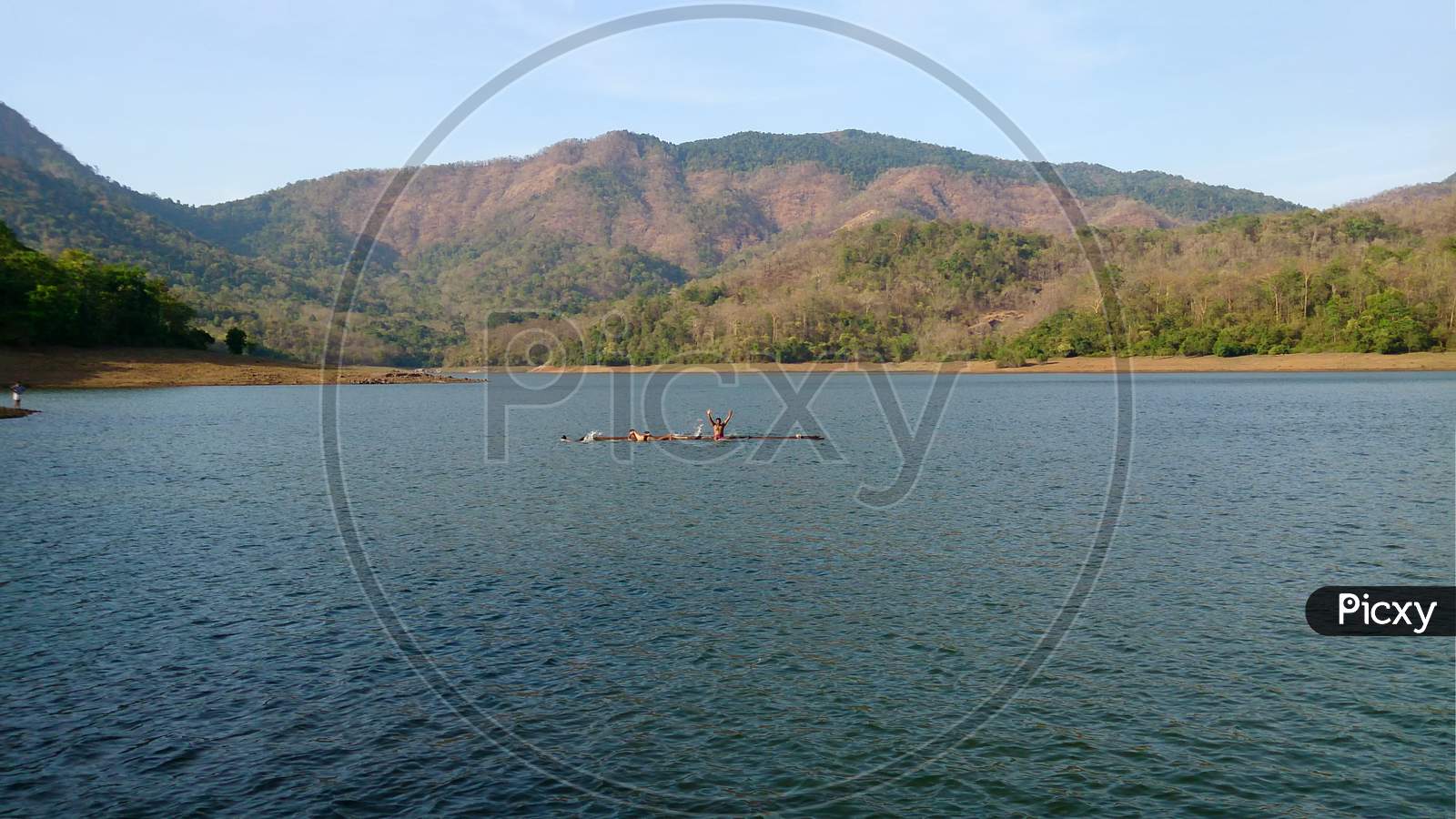 Water In The Chimmini Dam Reservoir In Kerala India