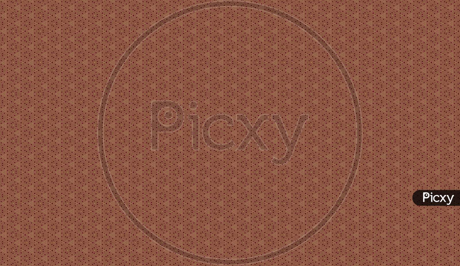 Seamless Texture Abstract Tile Brown Engraved