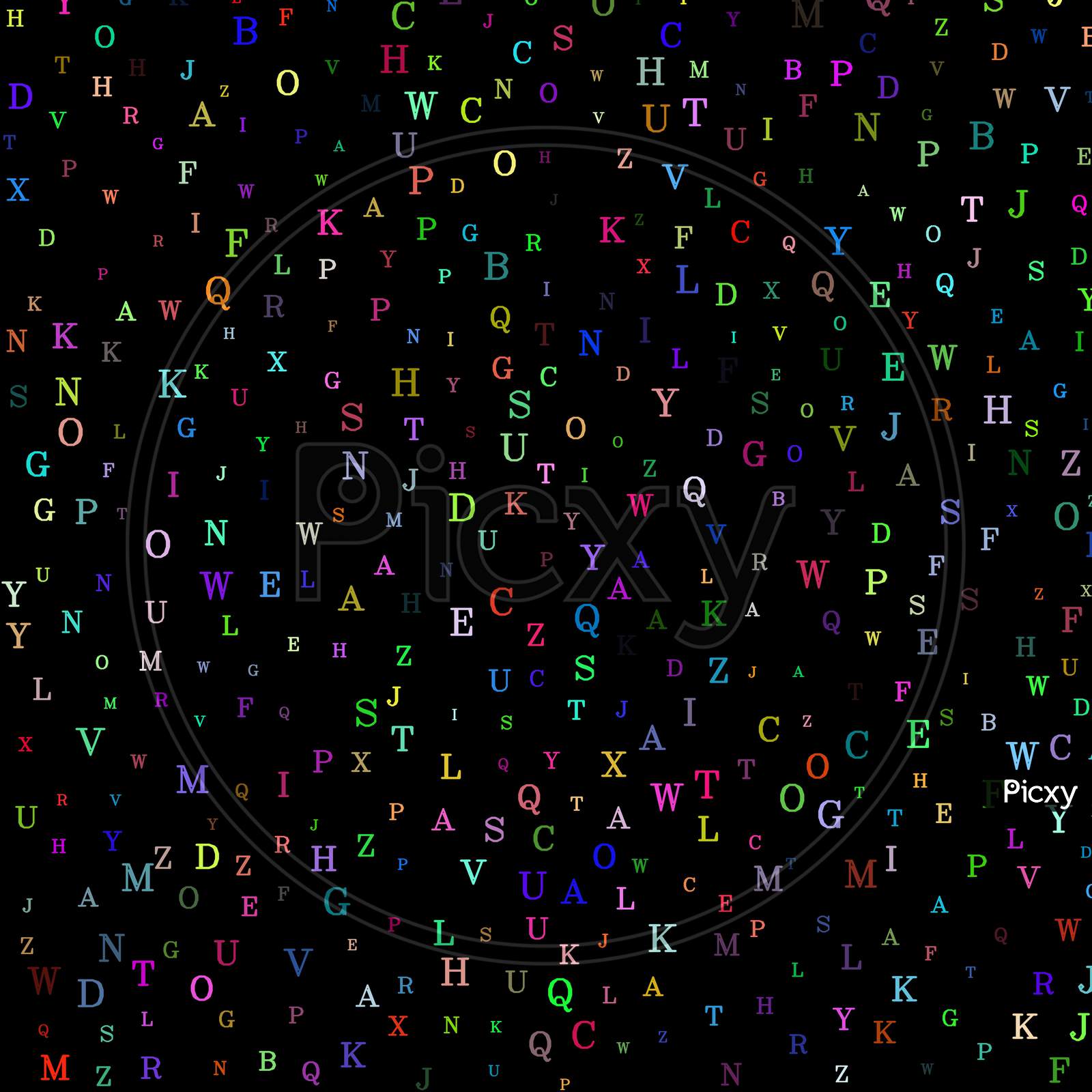 Image Of Alphabets In Space Tg Picxy