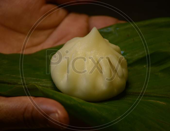 A Maharashtriyan Sweet Modak Made During Ganesha Chaturthi