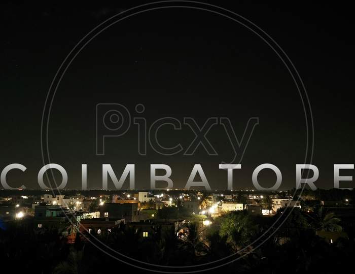 Coimbatore city looks beautiful during night!