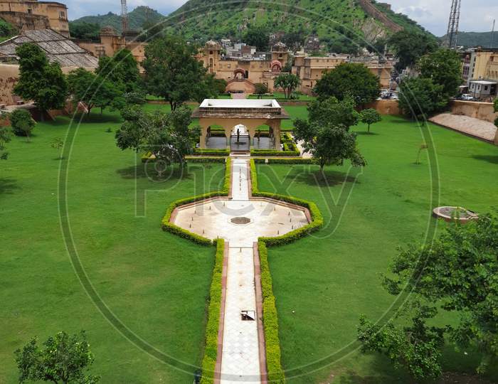 Keshar Garden in Amer Fort, Jaipur
