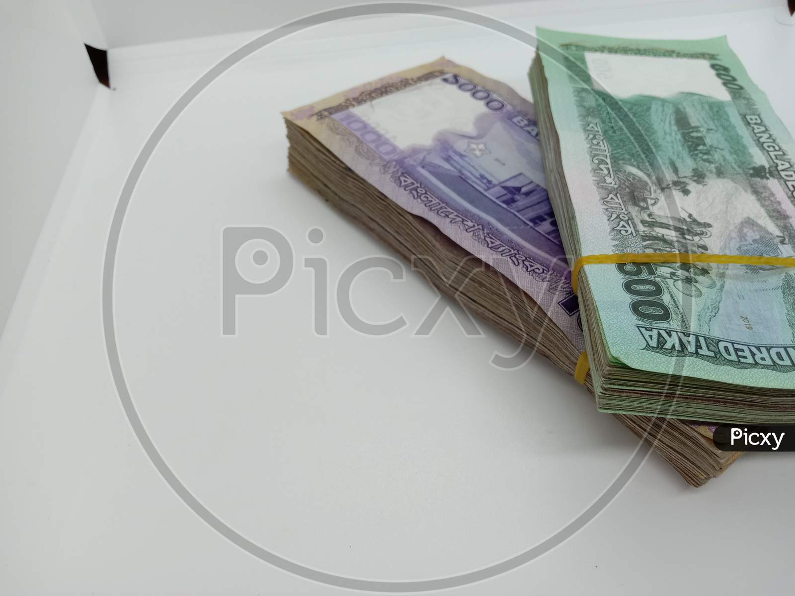 Bangladeshi Bank Note On White Background