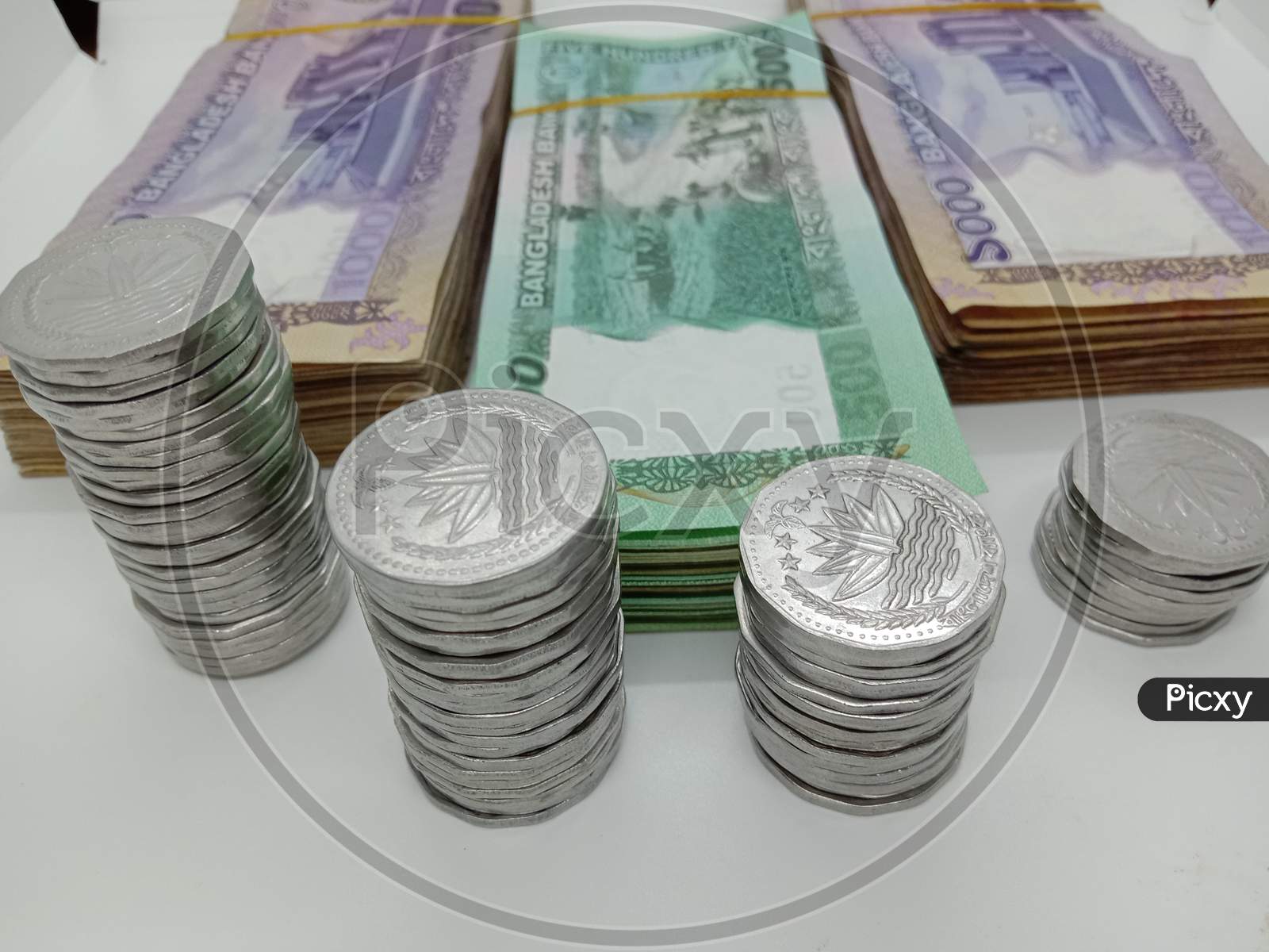 Bangladeshi Bank Note And Coin