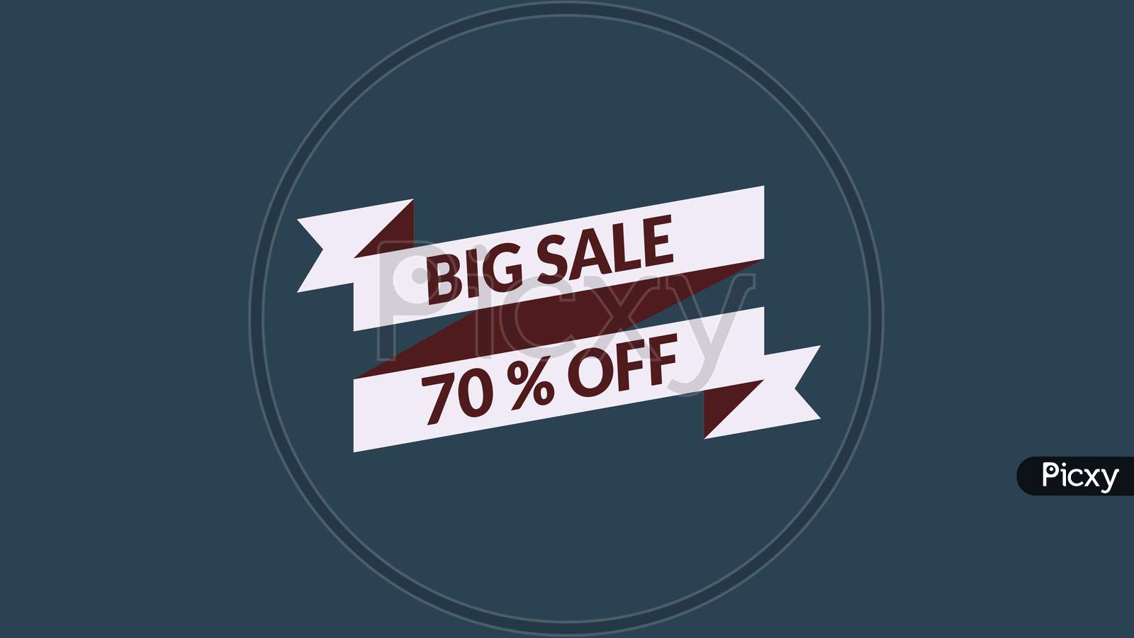 Big Sale 70% Off Word Illustration Use For Landing Page,Website, Poster, Banner, Flyer,Sale Promotion,Advertising, Marketing