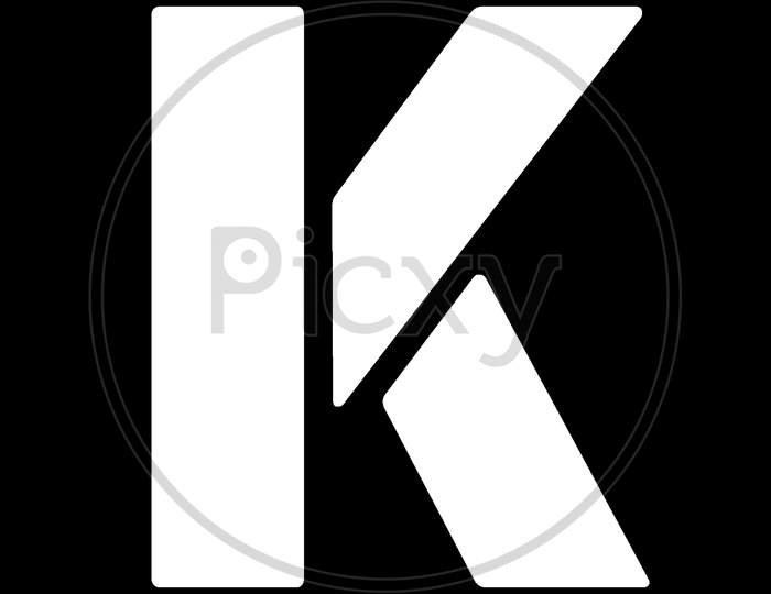 K logo design [ K PNG Image ]