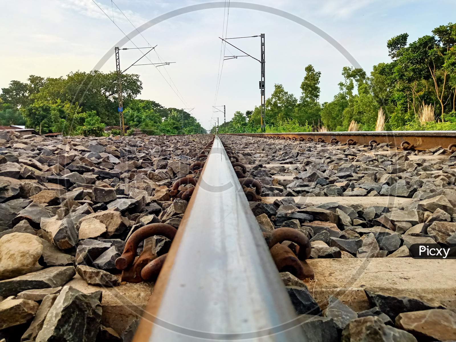 Railway Track and Stone...