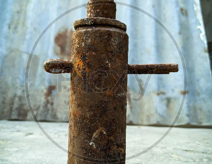 Rusted Metal bolt