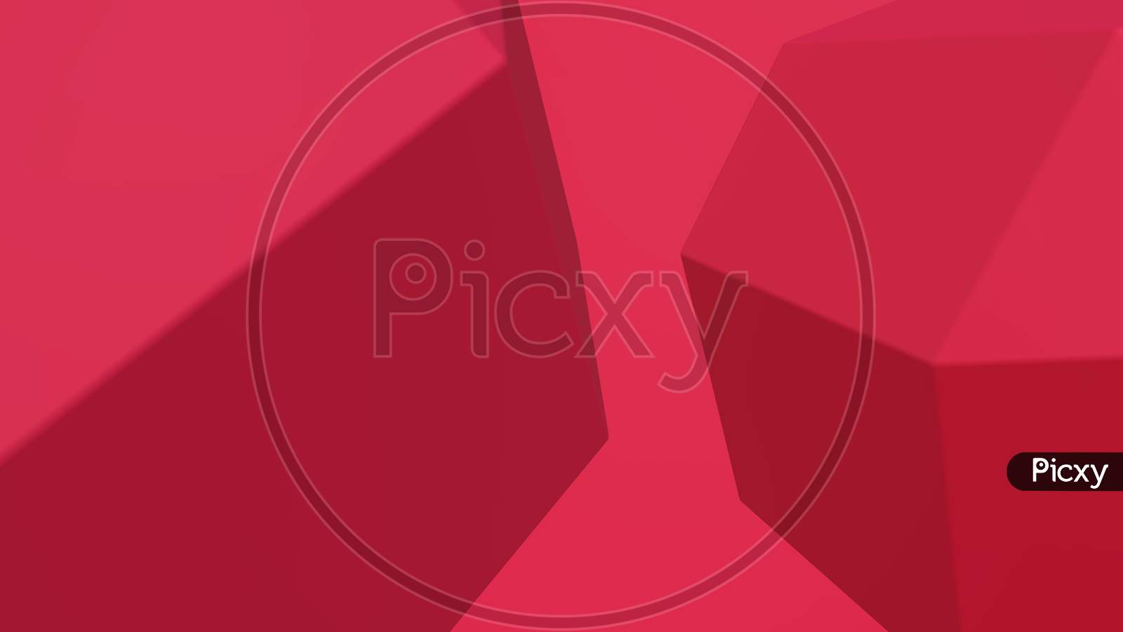 Pink Geometric Shapes Background , Abstract 3D Rendering.