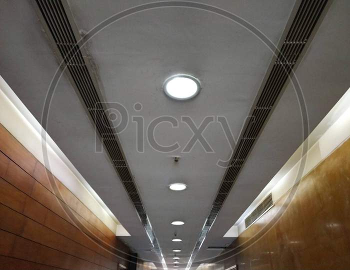 Roof lighting in modern office building in Gurgaon Haryana
