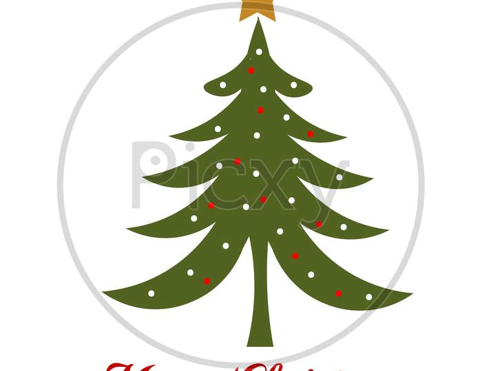 Christmas Tree Card Template For Gift