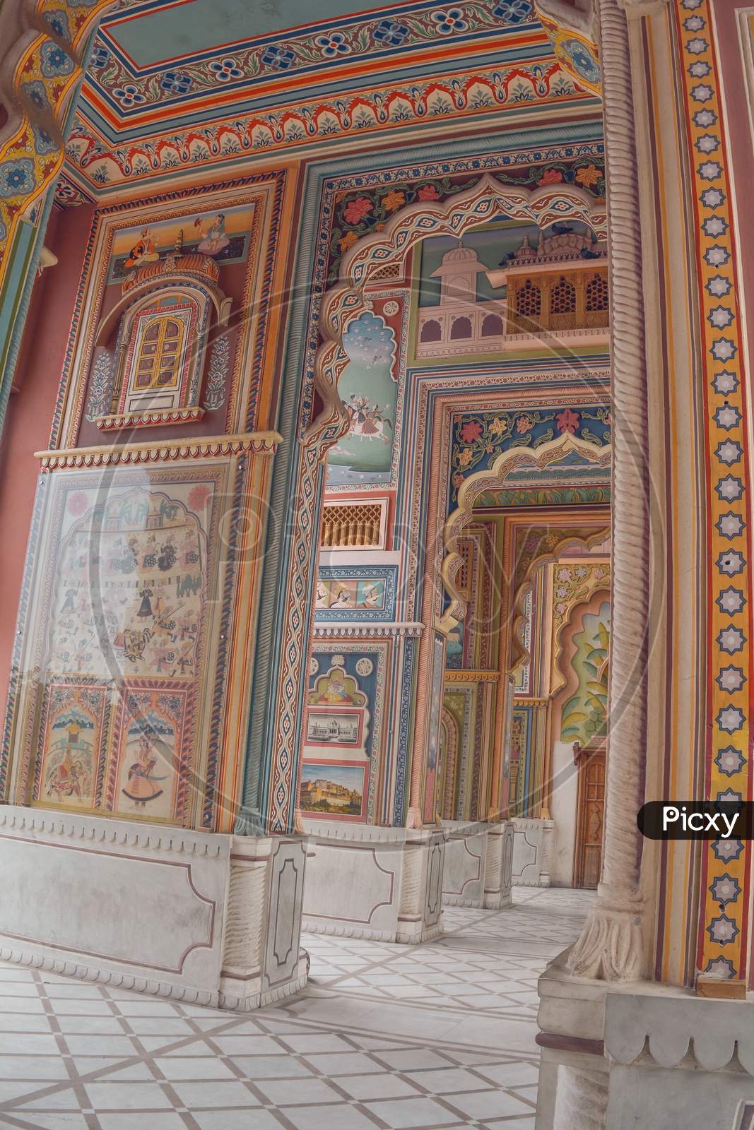 jaipur beautiful wall painting