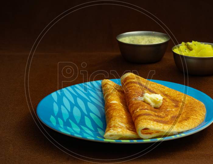 Indian Special Dosa With Butter