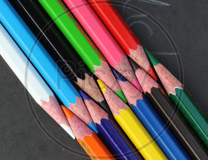 colorful pencil for students