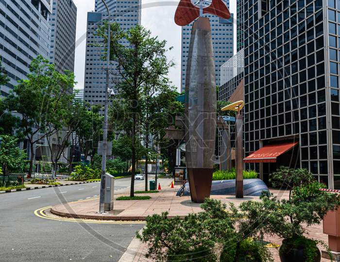 Daylight Cityscape, Suntec City, Singapore 2020.