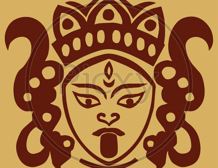 Durga maa drawing with pencil   Ma durga face drawing  By Rama Biswas  Art  Facebook