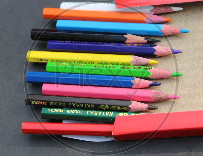 colorful pencil for students
