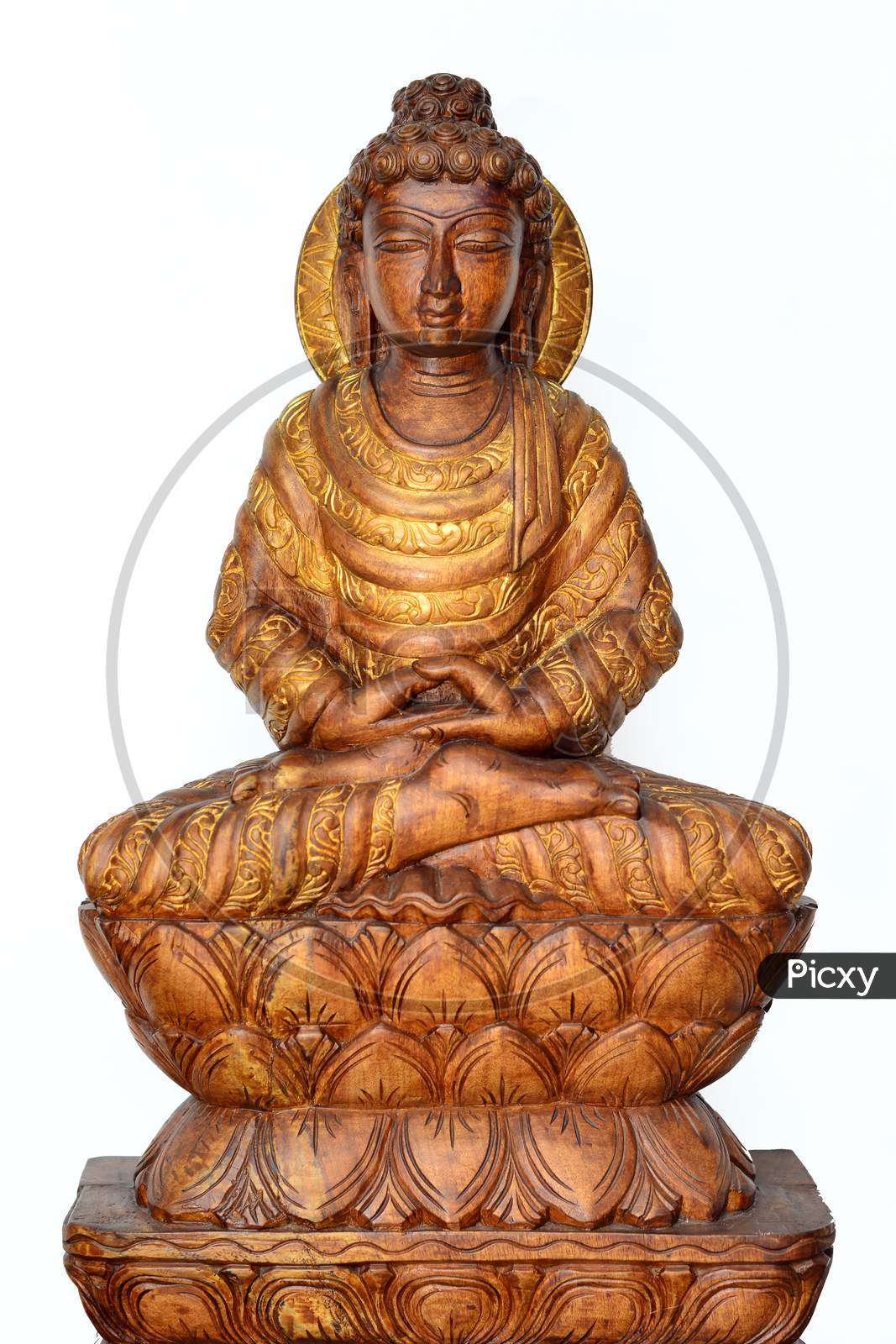 Buddha Sitting In Non-Doing.