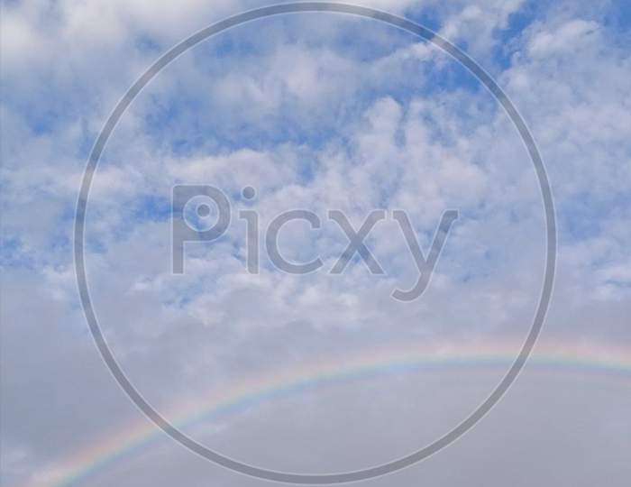 Rainbow in the sky