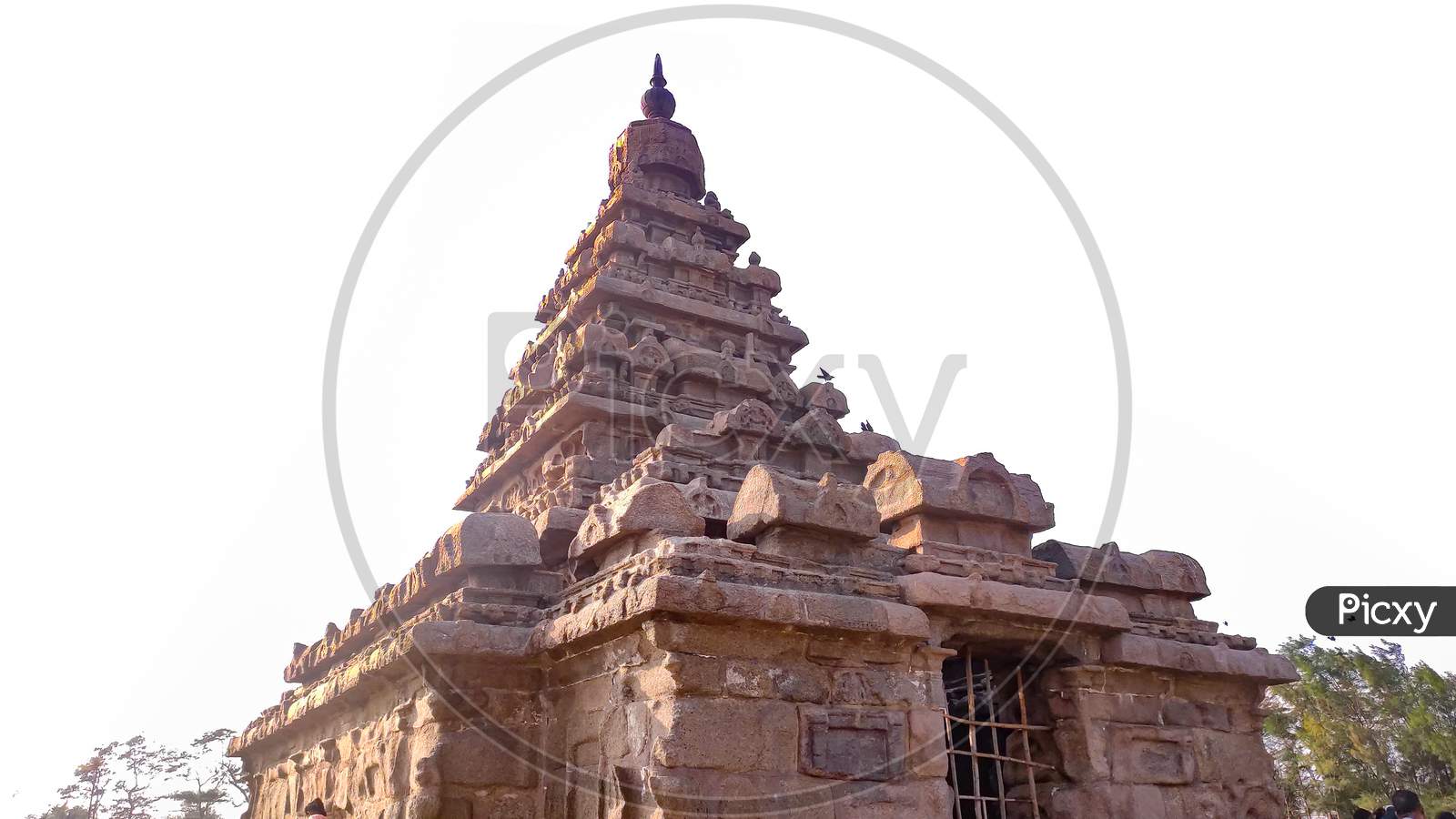 Overexposure Shore Temple At Mahabalipuram