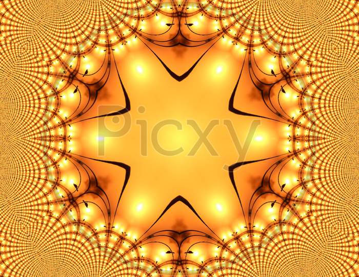 golden star background