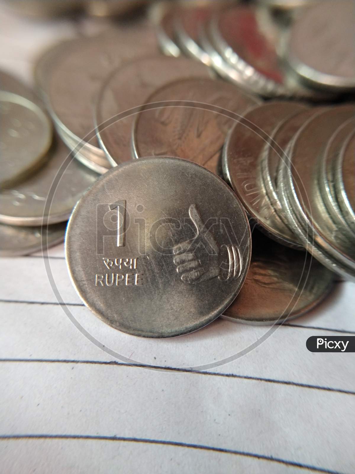 1 rupee indian coin