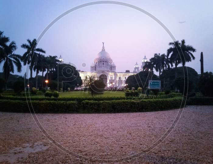 Victoria Memorial House At Kolkata India