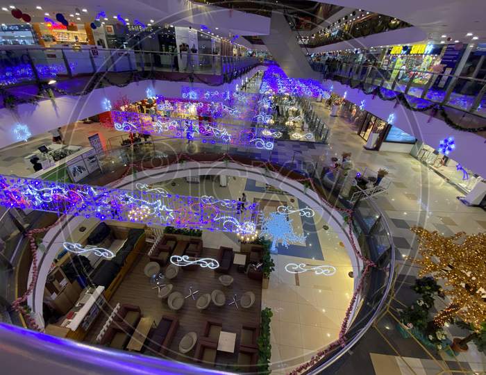 Interior of Zsquare mall Kanpur