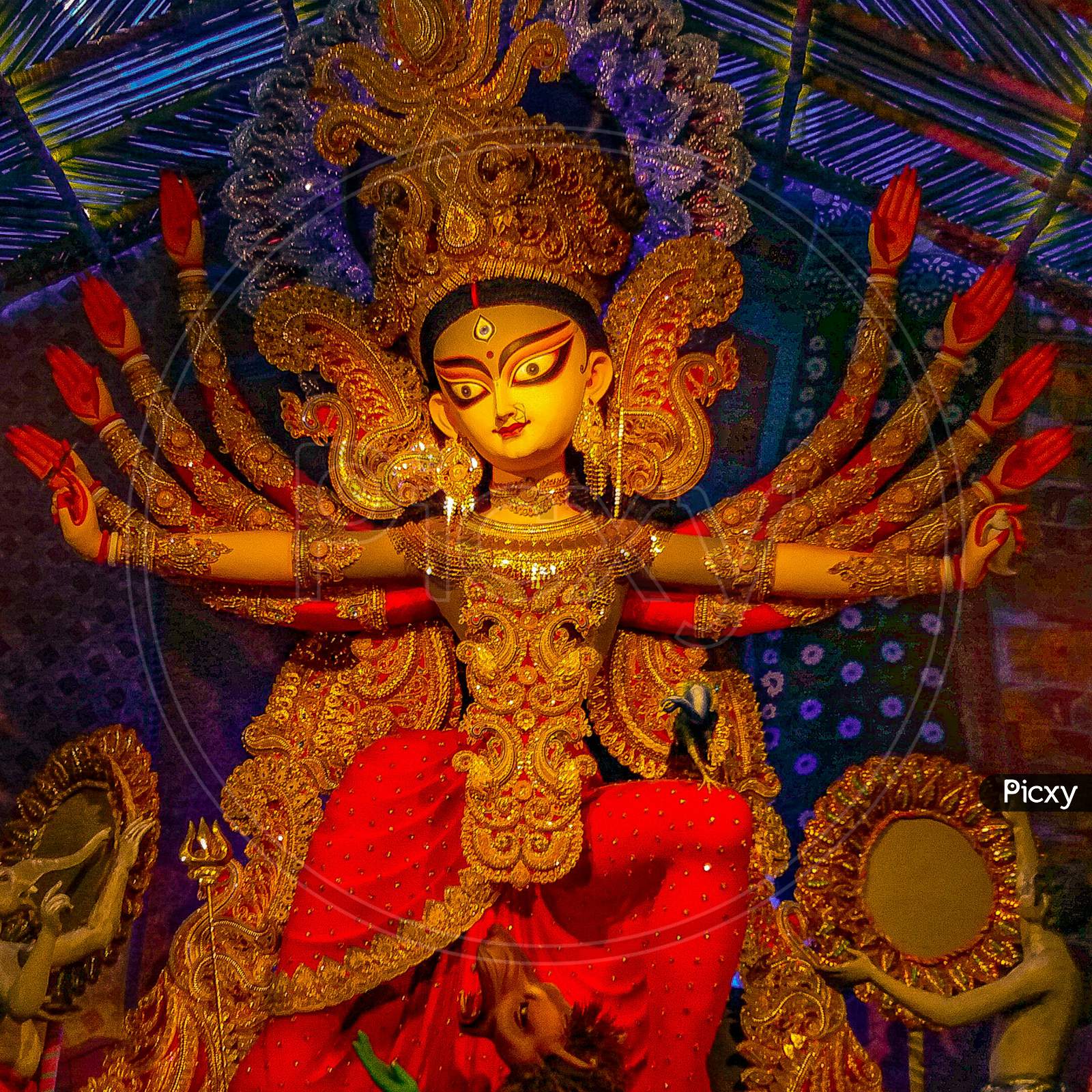 Durga Pooja is the greatest Hindu festival in India.